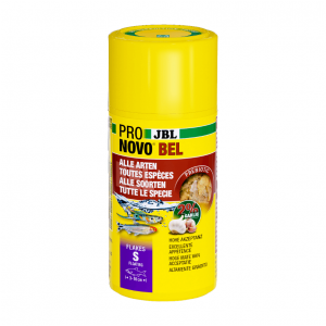 JBL PRONOVOBEL FLAKES S 100ML est un aliment prébiotique pour poissons d’aquarium, enrichi en ail, favorise une digestion saine en nourrissant les bactéries intestinales bénéfiques.