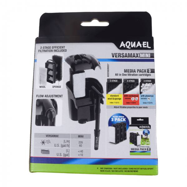 AQUAEL Versamax mini filtre à cascade 235 L/H