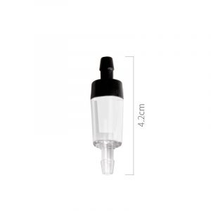 Valve anti retour rouge black