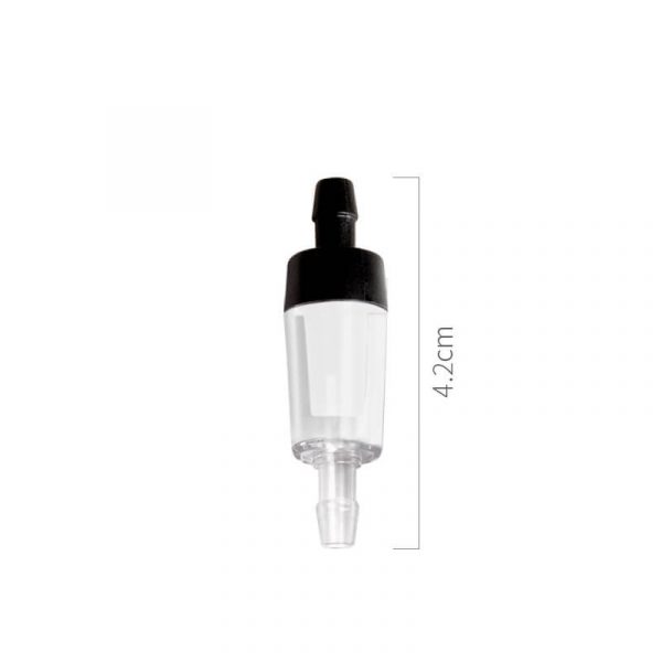 Valve anti retour rouge black