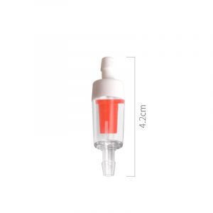 Valve anti retour rouge white