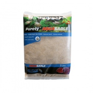 Aquavie Aquasable Nature 3L est un sable naturel spécialement conçu pour être utilisé comme substrat de fond dans les aquariums d'eau douce.
